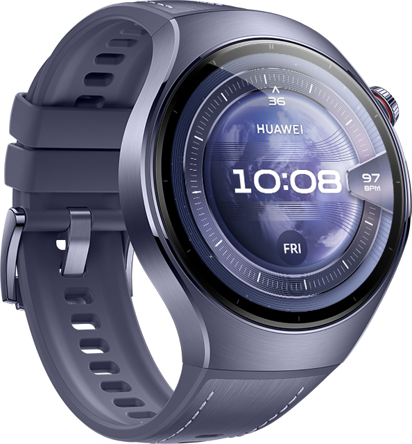 Huawei Watch 5 smartklocka, 46 mm, grå / lila