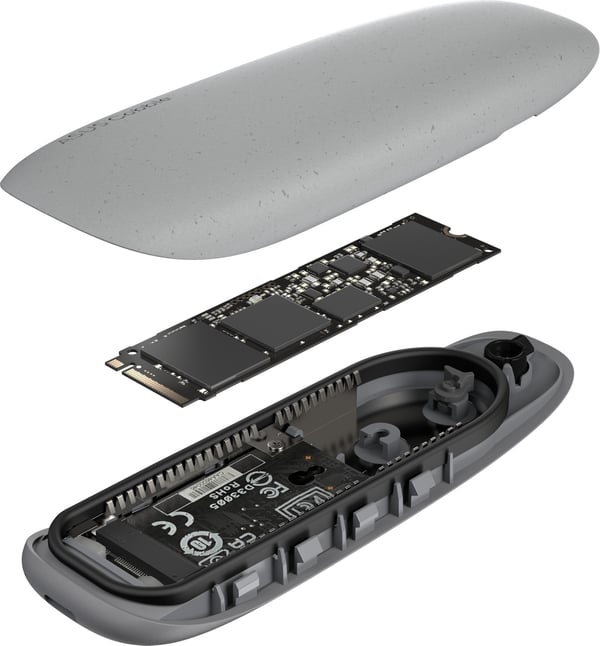 Asus Cobble SSD-fodral, grå