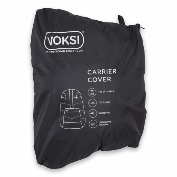 Voksi Carrier Cover bärsele barnskydd, svart