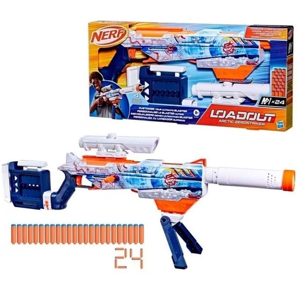 NERF Loadout Arctic Zerostriker Skumbasmgevär