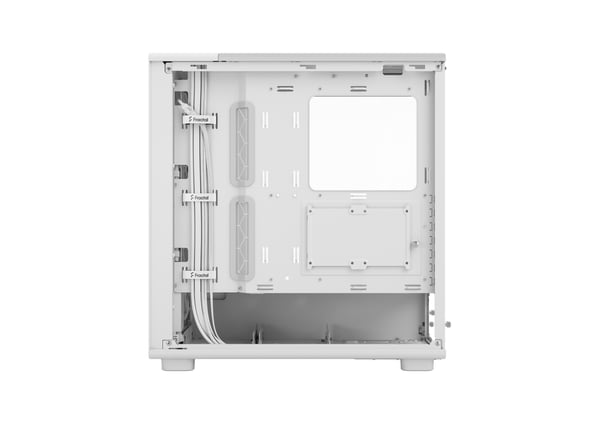 Fractal Design Epoch TG Clear ATX-chassi, vit