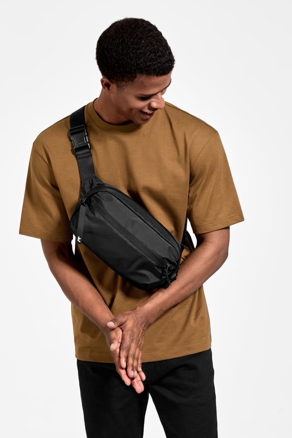 tomtoc Aviator-T33 bröstväska, 3,5 l, svart