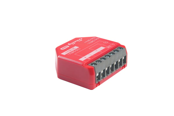Shelly 1PM Gen4 smart switch, röd