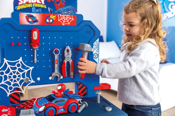 Smoby Spidey verktygsbänk, lekset