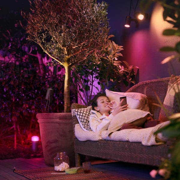 Philips Hue Lily Outdoor White and Colour Ambiance - havebelysnings sæt