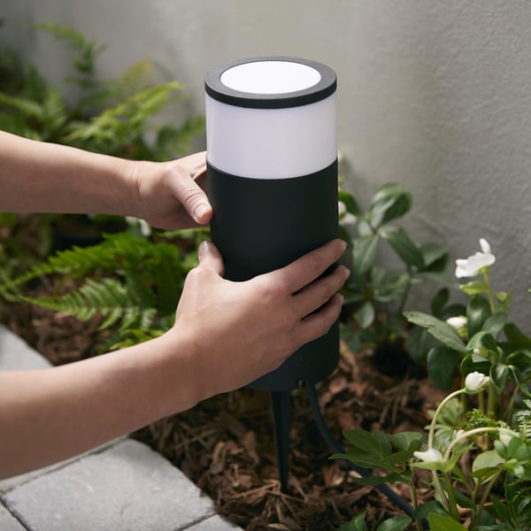 Philips Calla HUE Outdoor extrabelysning med strömkabel, 24 V, 25 cm