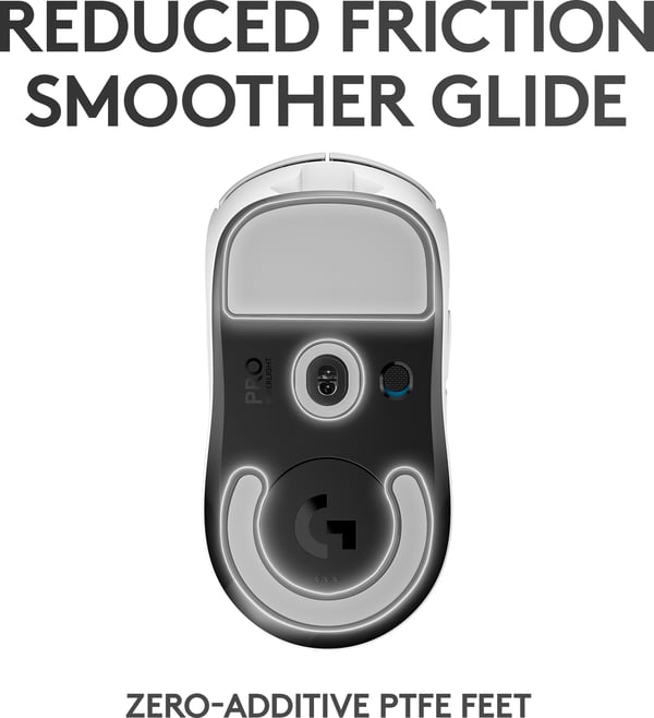 Logitech Pro X Superlight spillemus, hvid