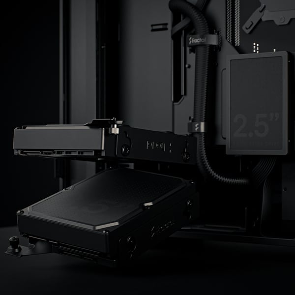 Fractal Design Pop Mini Air RGB Sort TG Mini-ITX-kabinet med vindue, sort