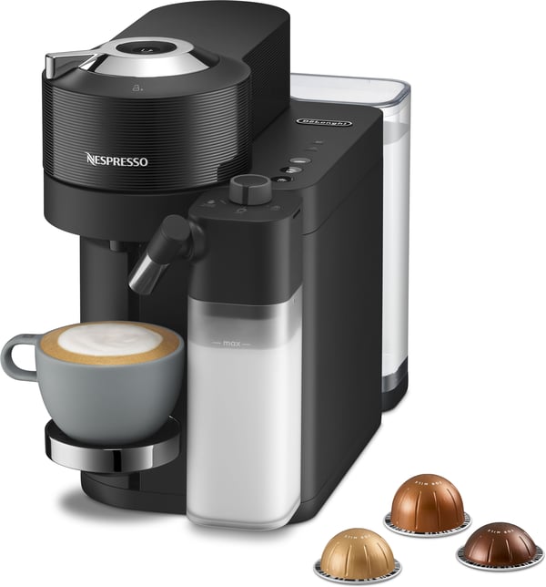 Nespresso Vertuo Lattissima ENV300.B -kapselkaffebryggare, svart