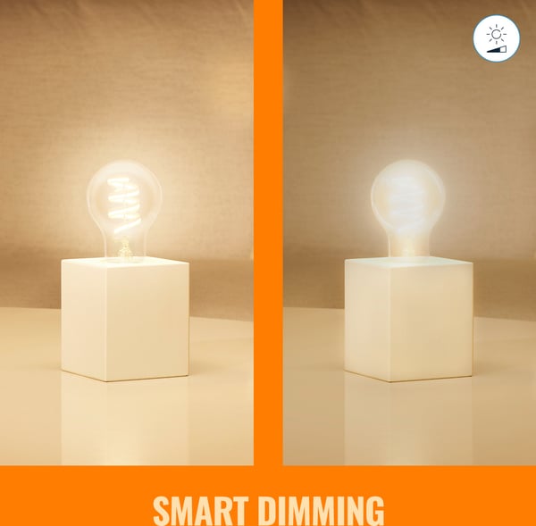 WiZ smartlampa, E27, A60, RGB, Wi-Fi, 2200-6500 K, 470 lm, klar, 1 st