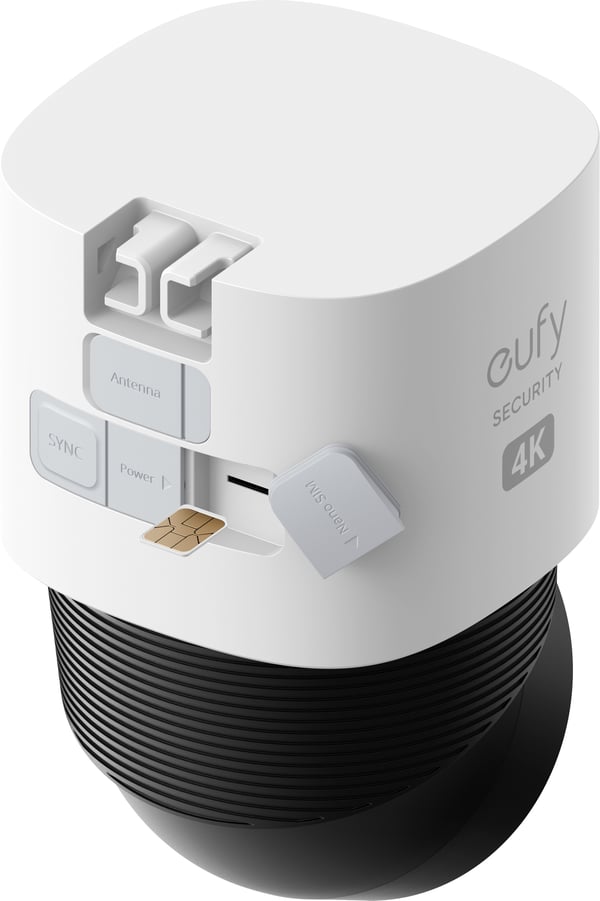 Anker eufy 4G LTE Cam S330 -övervakningskamera, för utomhusbruk, vit