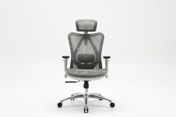Sihoo M57 - ergonomisk kontorsstol, grå