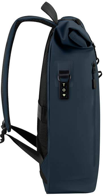 Samsonite Coatify Biz Rolltop 15,6"-rygsæk, blå