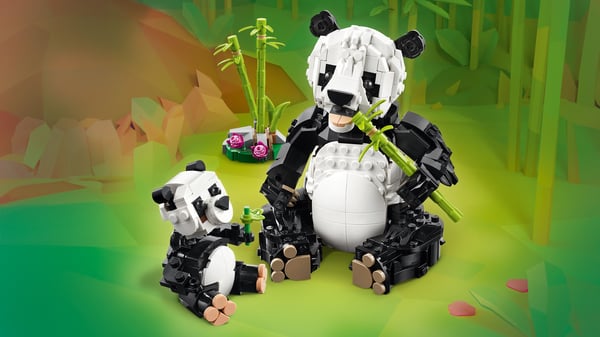 LEGO Creator 31165 – Vilda djur: Pandafamilj