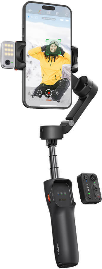 HOHEM iSteady V3 AI Kit gimbal för smartphone, svart