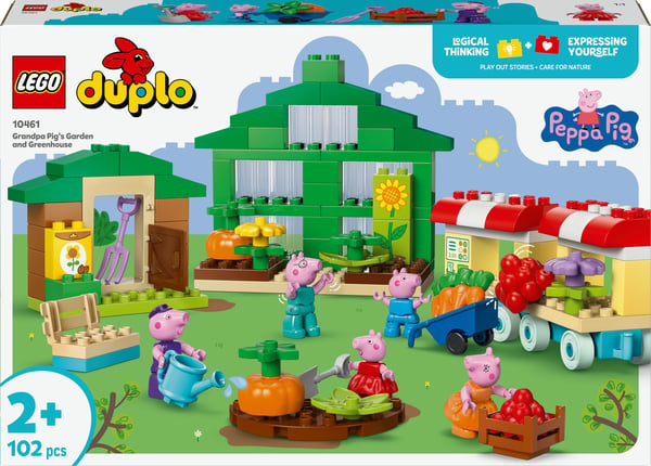 LEGO DUPLO Peppa Pig 10461 Ugglan Grisens trädgård och växthus