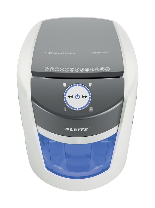 Leitz IQ OptiMax Small Office 350 pappersförstörare, P5
