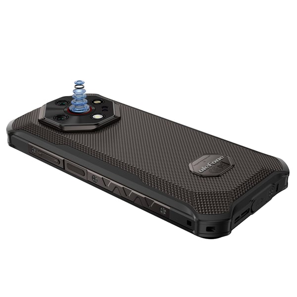 Ulefone Armor X16 telefon, 128/6 GB, svart / mörkbrun