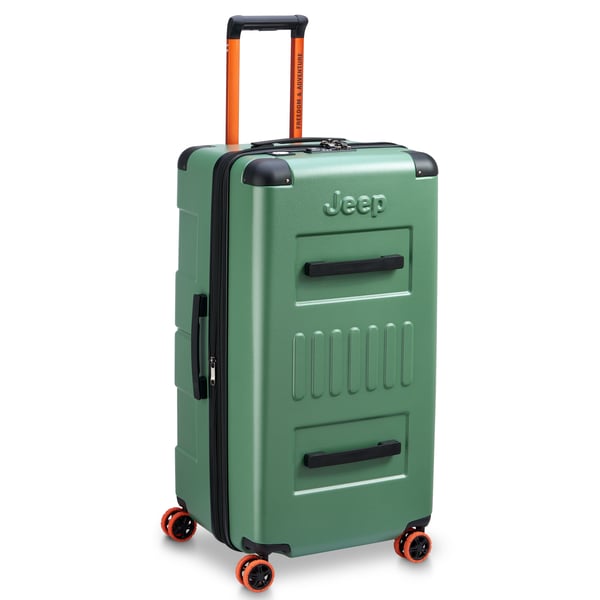 Delsey Jeep JH002B Trunk Exp resväska, 80 cm, grön