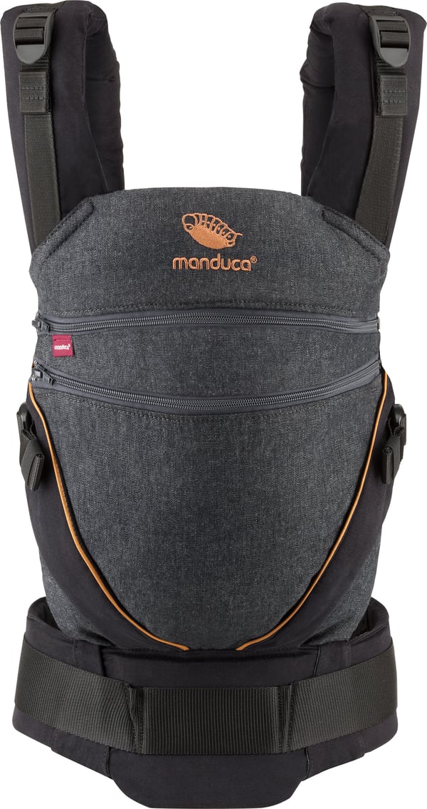 manduca XT Bomuld bæresele, denimblack-toffee
