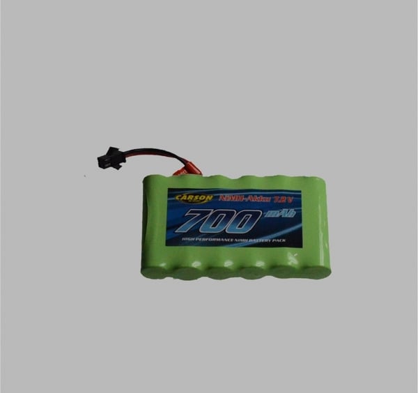 Carson Valgfrit Batteri NIMH 7,2V 700 MAH JST-stik Carson Valgfrit Batteri NIMH 7,2V 700 MAH JST-stik