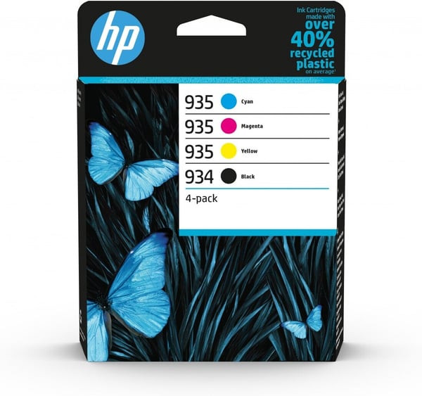 HP 934/935 - bläckpatronpaket, 4 färger