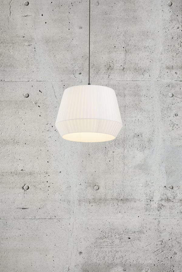 Nordlux Dicte 40 -hänglampa, E27, vit