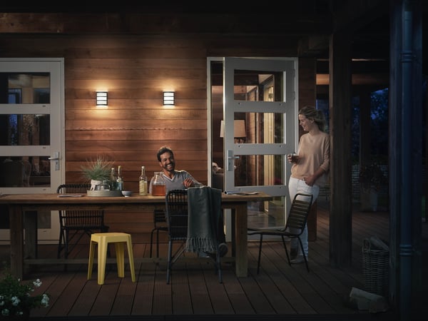 Philips Python -væglampe til udendørs brug, antracit, 2700K