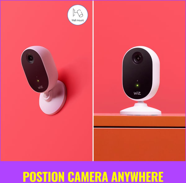 WiZ Indoor Camera - övervakningskamera för inomhusbruk
