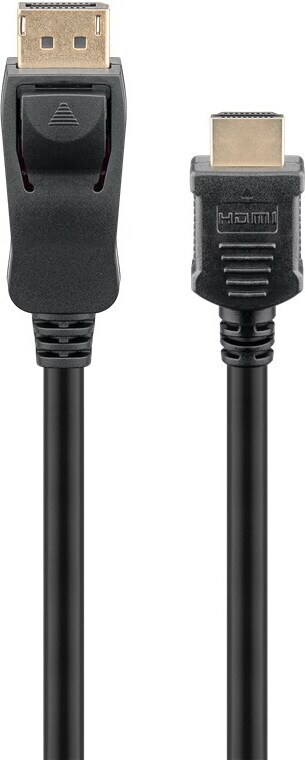 Goobay DisplayPort - HDMI -monitor kabel, 2 m