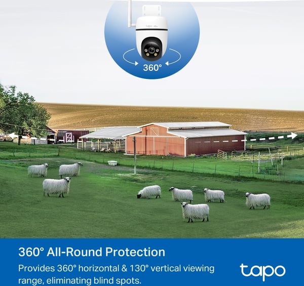 TP-LINK Tapo C501GW overvågningskamera til udendørs brug, 4G/LTE