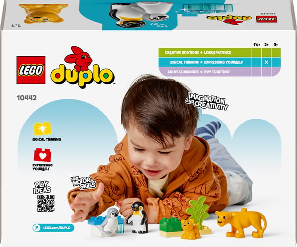 LEGO DUPLO By 10442 – Naturdyrefamilier: pingviner og løver