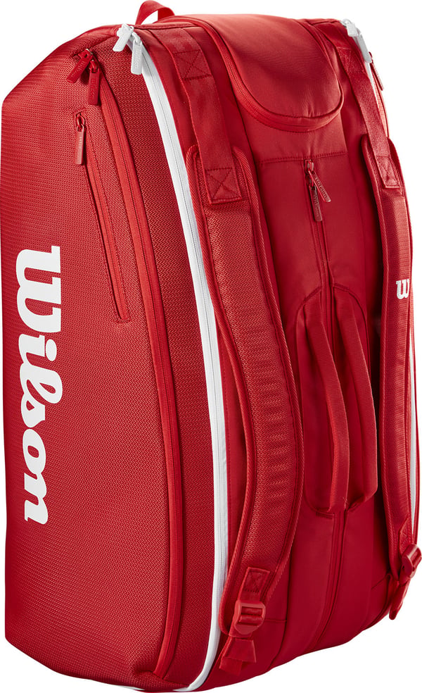 Wilson Super Tour 15-pack racketväska, röd