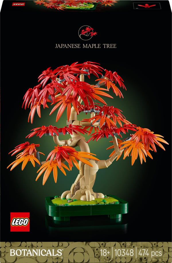 LEGO Botanicals 10348 Rödbladig japansk lönn-bonsaiträd