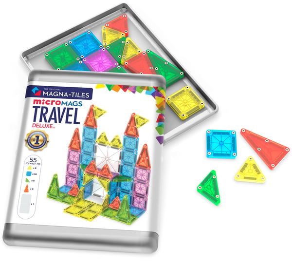 MAGNA-TILES® microMAGS Deluxe Reseset, 55 delar
