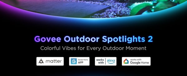 Govee Outdoor Spotlights LED-strålkastare, 2-pack