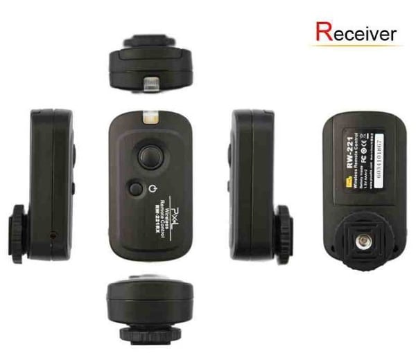 Pixel RW-221 / DC0 trådlös fjärrutlösare för Nikon