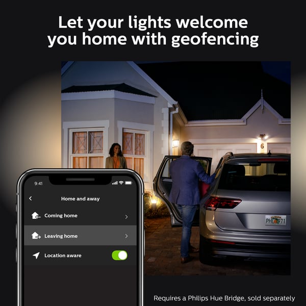 Philips Calla HUE Outdoor extrabelysning med strömkabel, 24 V, 25 cm
