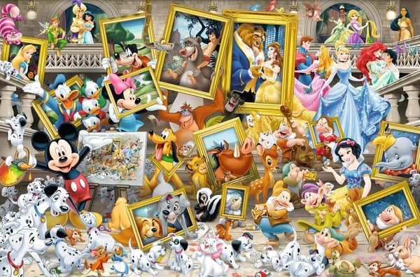 Ravensburger Disney Multikaraktär -pussel, 5000 bitar