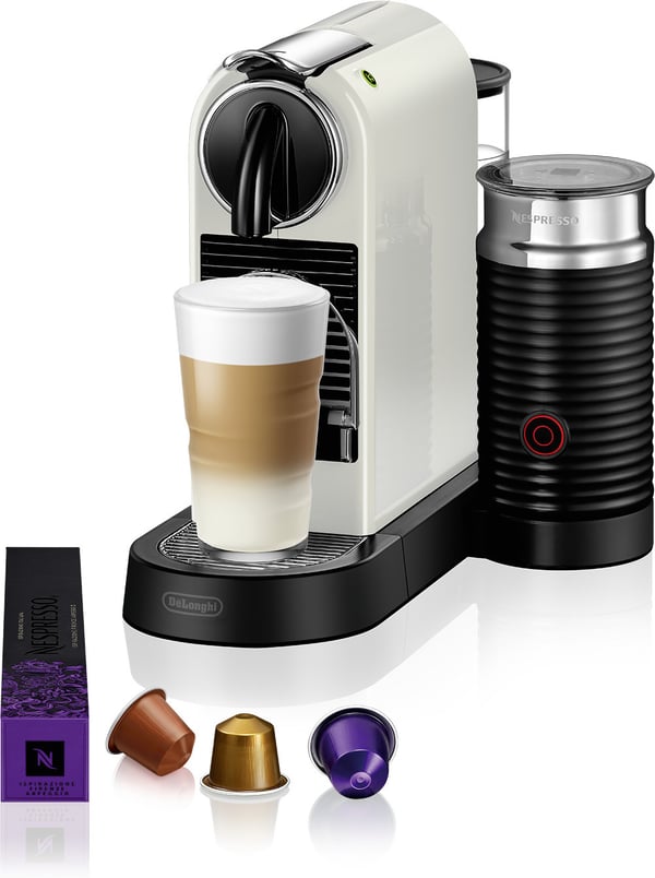 Nespresso Citiz & Milk -kapselmaskin, vit