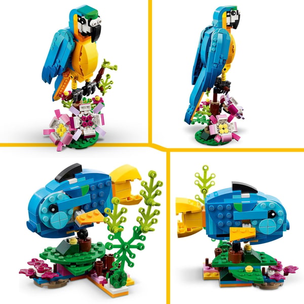 LEGO Creator Exotisk papegoja 31136 Byggset (253 delar)