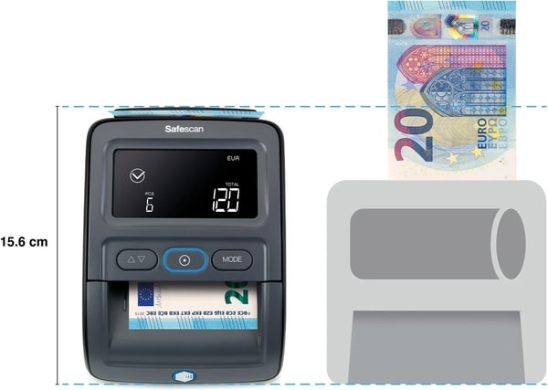 Safescan 155-S -automatisk sedelidentifierare