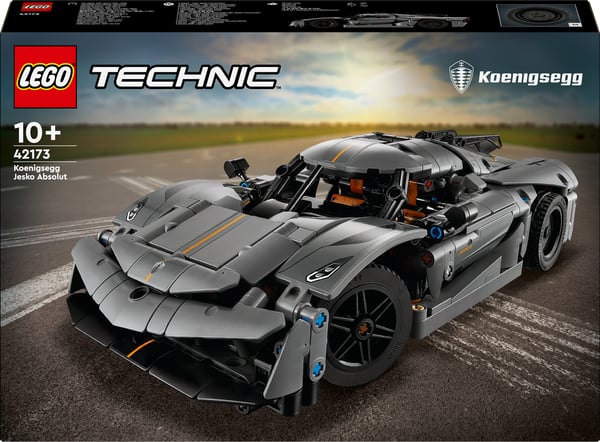LEGO Technic Koenigsegg Jesko Absolut grå hyperbil 42173