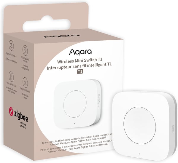 Aqara Trådlös Mini Switch T1 knappkontroll