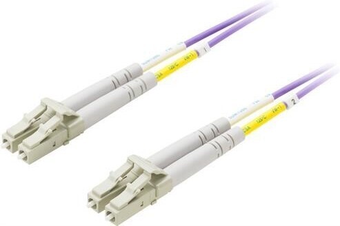 DELTACO LC-LC MM OM4, 7m fiberkabel