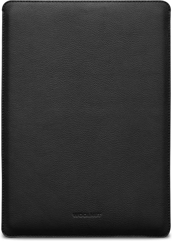 Woolnut Leather Sleeve -beskyttelseslomme 15" MacBook Air, sort