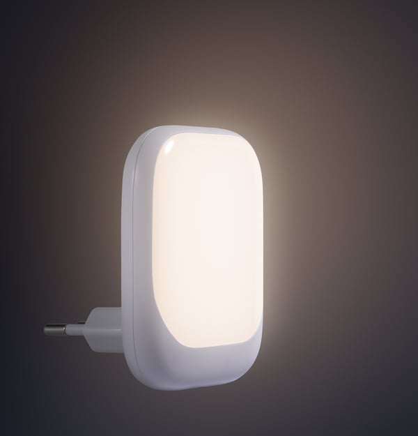 Fuj:tech Compact Lumina nattlampa med skymningssensor, 2 st, vit