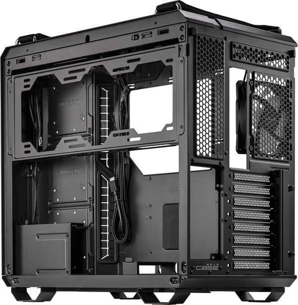 Asus TUF Gaming GT502 PLUS TG ARGB ATX-chassi med fönster, svart