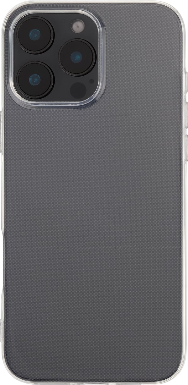FoneKit silikonfodral, iPhone 16 Pro Max, genomskinlig