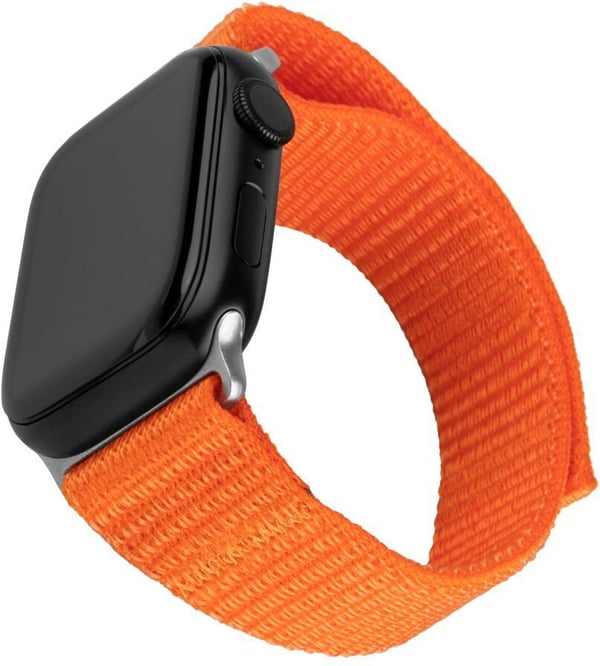 Fixerad nylonrem för smartklocka, Apple Watch Ultra 49 mm, orange